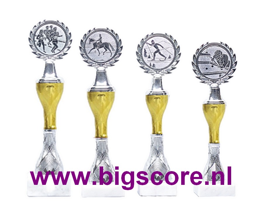 Z544 Kunststofbeker Goud-Zilver